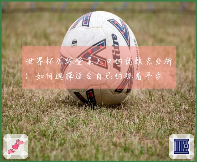 世界杯买球登录入口的优缺点分析：如何选择适合自己的观看平台
